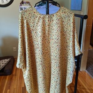 Yellow floral kimono